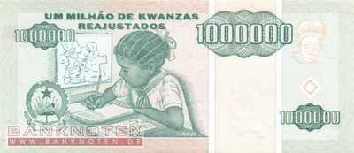 Angola - 1 Million Kwanzas Reajustados (#141_UNC)