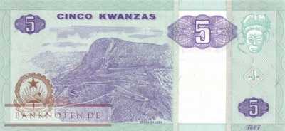 Angola - 5  Kwanzas (#144a_UNC)