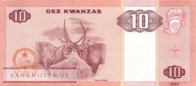 Angola - 10  Kwanzas (#145b_UNC)