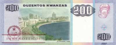 Angola - 200  Kwanzas (#148a_UNC)