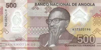 Angola - 500  Kwanzas (#161a_UNC)
