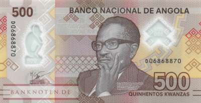Angola - 500  Kwanzas (#161c_UNC)