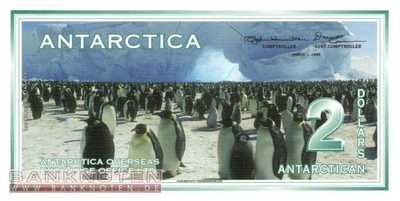 Antarctica - 2  Dollars - Privatausgabe (#002_UNC)