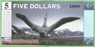 Antarctica - 5  Dollars - private issue (#009_UNC)