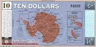 Antarctica - 10  Dollars - Privatausgabe (#010_UNC)