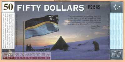 Antarctica - 50  Dollars - private issue (#012_UNC)