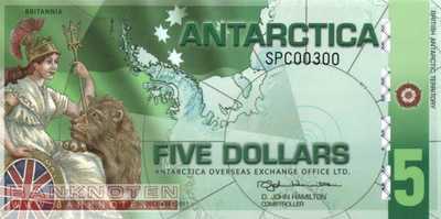 Antarctica - 5  Dollars - private issue (#029_UNC)