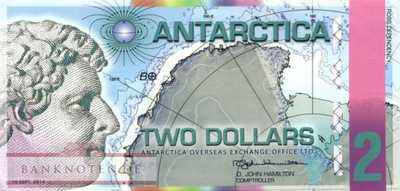 Antarctica - 2  Dollars - private issue (#031_UNC)