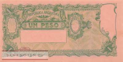 Argentinien - 1  Peso (#257-1-L_VF)