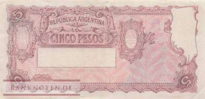 Argentinien - 5  Pesos (#258_VF)