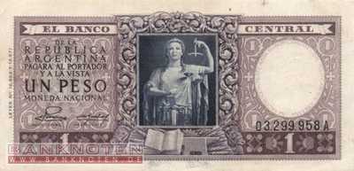 Argentina - 1  Peso (#260b-A_VF)