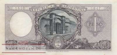 Argentinien - 1  Peso (#260b-B_VF)