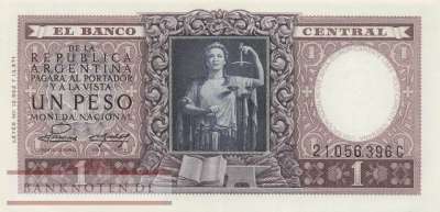 Argentinien - 1  Peso (#260b-C_XF)