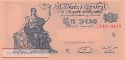Argentinien - 1  Peso (#262_VF)