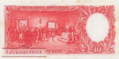 Argentinien - 10  Pesos (#270-9_AU)