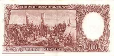 Argentinien - 100  Pesos (#272-10_XF)