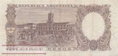Argentinien - 5  Pesos (#275c_VF)