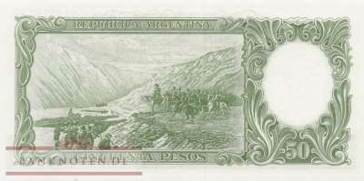 Argentinien - 50  Pesos (#276_UNC)