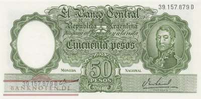 Argentinien - 50  Pesos (#276_UNC)