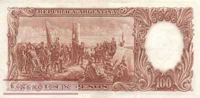 Argentinien - 100  Pesos (#277-2-G_VF)