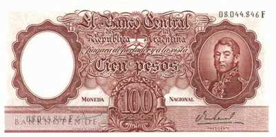 Argentina - 100  Pesos (#277-F-U1_UNC)