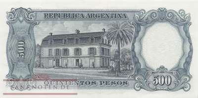 Argentinien - 500  Pesos (#278-4_UNC)