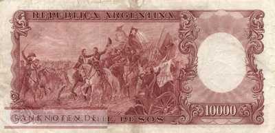 Argentinien - 10.000  Pesos (#281b_F)