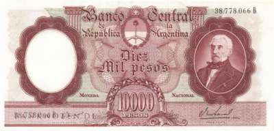 Argentina - 10.000  Pesos (#281b_AU)