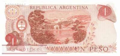 Argentinien - 1  Peso (#287-1-A_UNC)