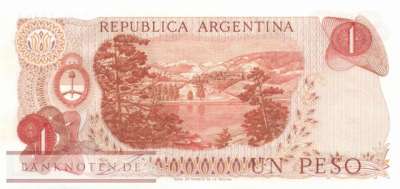 Argentina - 1  Peso (#287-1-A_AU)