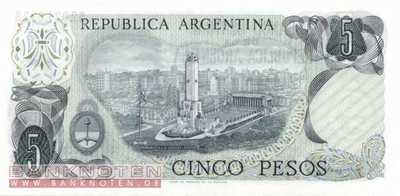 Argentina - 5  Pesos (#294-2-B_UNC)