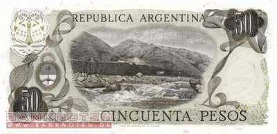 Argentinien - 50  Pesos (#296-2-B_UNC)