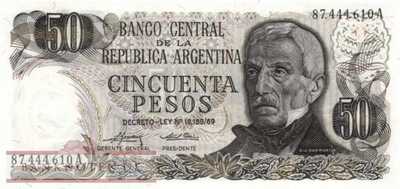 Argentinien - 50  Pesos (#296-A-U2_UNC)