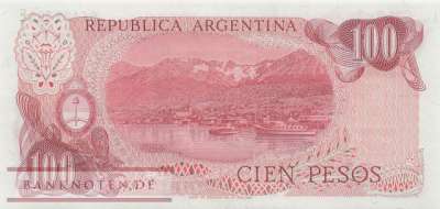 Argentinien - 100  Pesos (#302b-2-E_UNC)