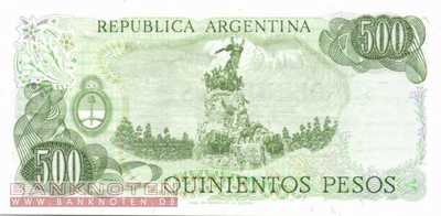 Argentinien - 500  Pesos (#303b-2-C_UNC)