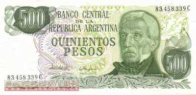 Argentinien - 500  Pesos (#303c-C_UNC)