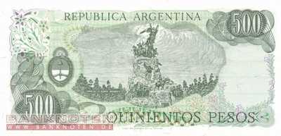 Argentinien - 500  Pesos (#303c-D_UNC)