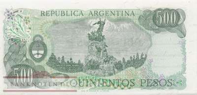 Argentina - 500  Pesos - Replacement (#303c-R_UNC)