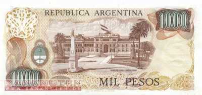 Argentina - 1.000  Pesos (#304b-2-E_UNC)