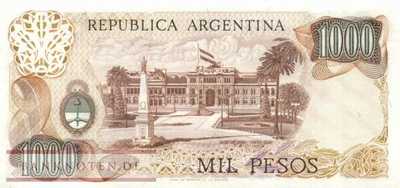 Argentinien - 1.000  Pesos (#304c-G_UNC)