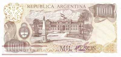 Argentinien - 1.000  Pesos - Ersatzbanknote (#304dR-U1_UNC)