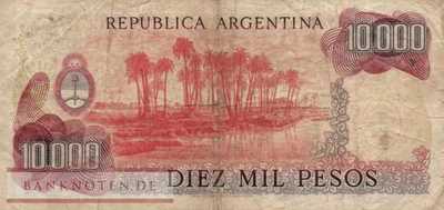 Argentinien - 10.000  Pesos (#306a_VG)