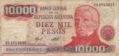 Argentina - 10.000  Pesos (#306a_VG)