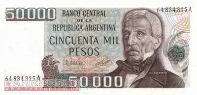Argentinien - 50.000  Pesos (#307-1_UNC)