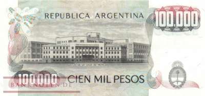 Argentina - 100.000  Pesos (#308a-B_UNC)