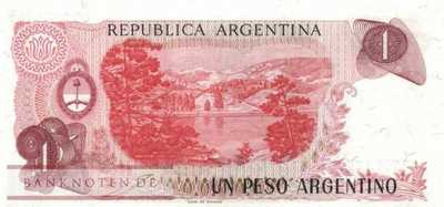 Argentinien - 1  Peso Argentino (#311a-B_UNC)