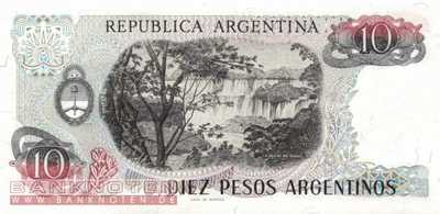 Argentina - 10  Pesos Argentinos (#313a-1_UNC)