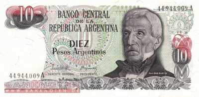 Argentina - 10  Pesos Argentinos (#313a-1_UNC)