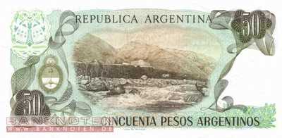 Argentinien - 50  Pesos Argentinos (#314a-U1_UNC)