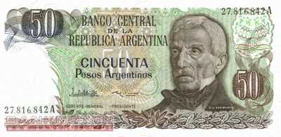 Argentina - 50  Pesos Argentinos (#314a-U1_UNC)